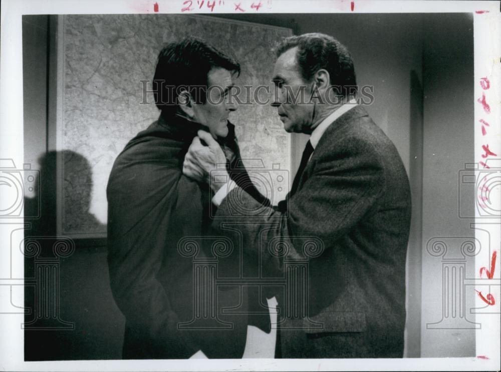 1971 Press Photo Stuart Whitman Barry Sullivan Star In &quot;An American Dream&quot; - Historic Images