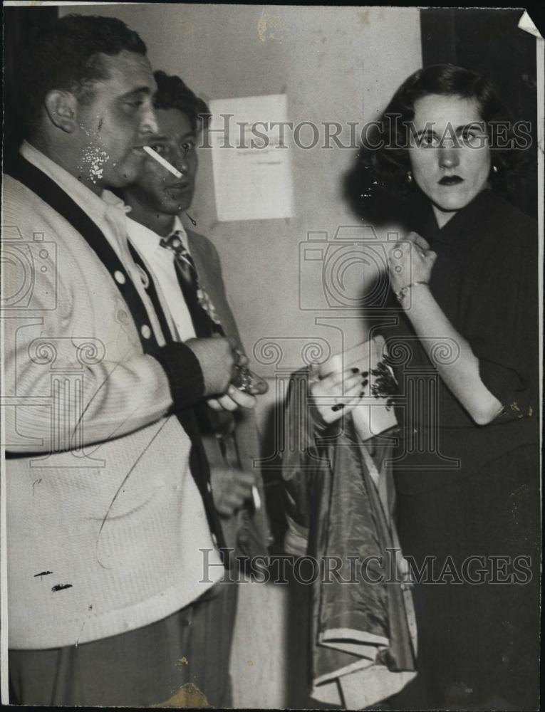 1951 Press Photo Barbara Laneau to testify at Suffolk, Mass court - RSL45795 - Historic Images