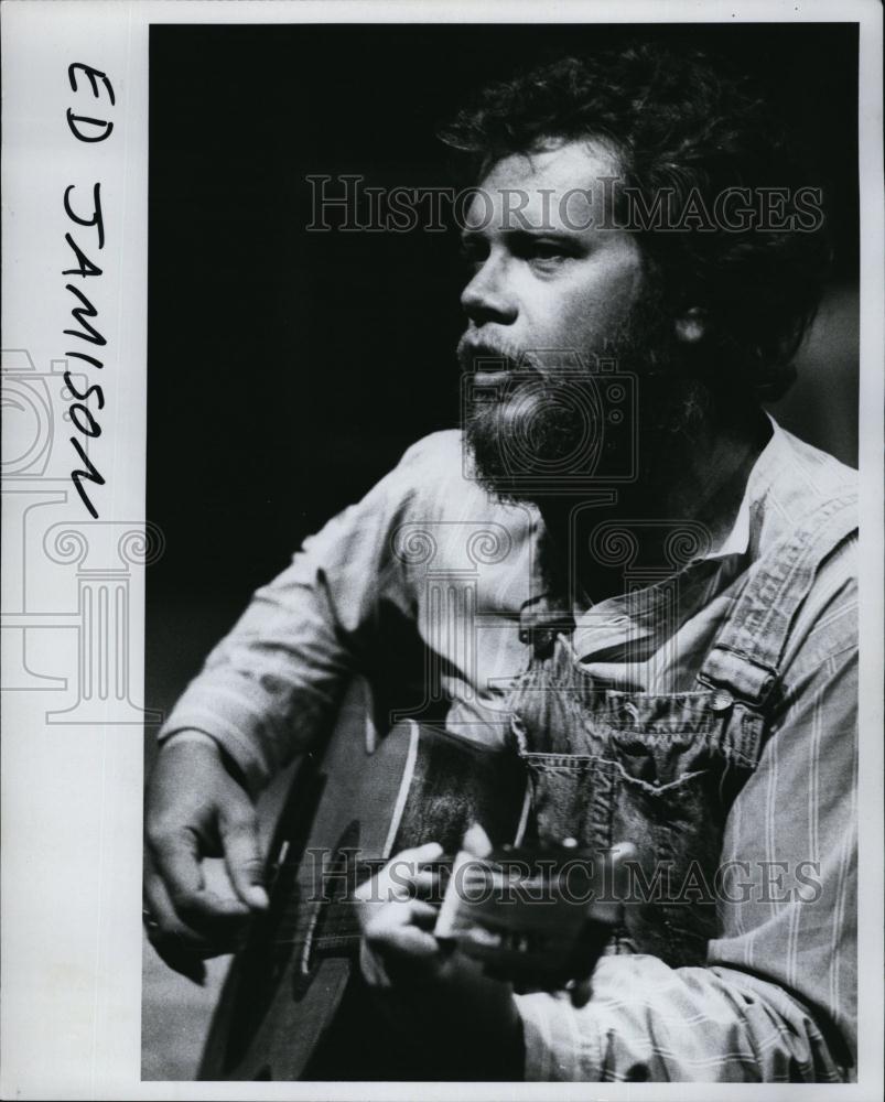 1978 Press Photo Musician, Ed Jamison at St Pete Jr College Theater - RSL93103 - Historic Images