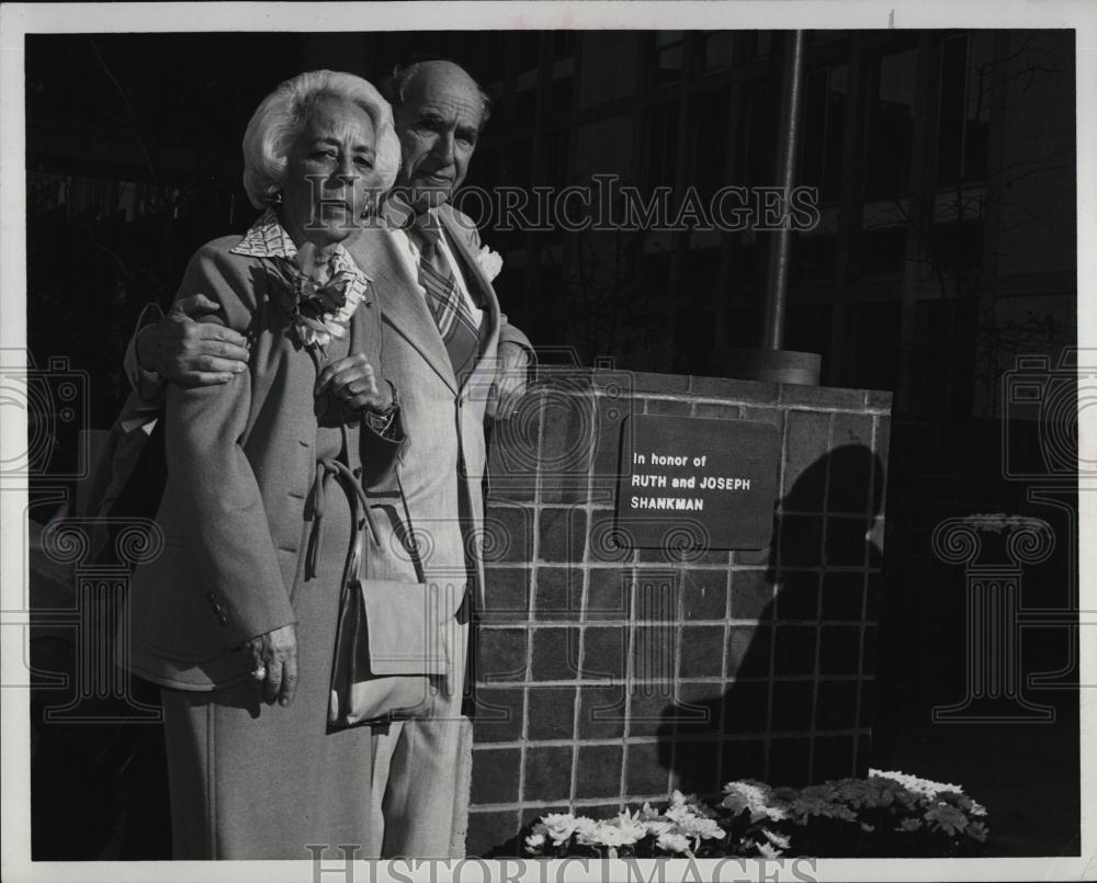 1978 Press Photo Philanthropists Mr &amp; Mrs Joseph Shankman - RSL39709 - Historic Images