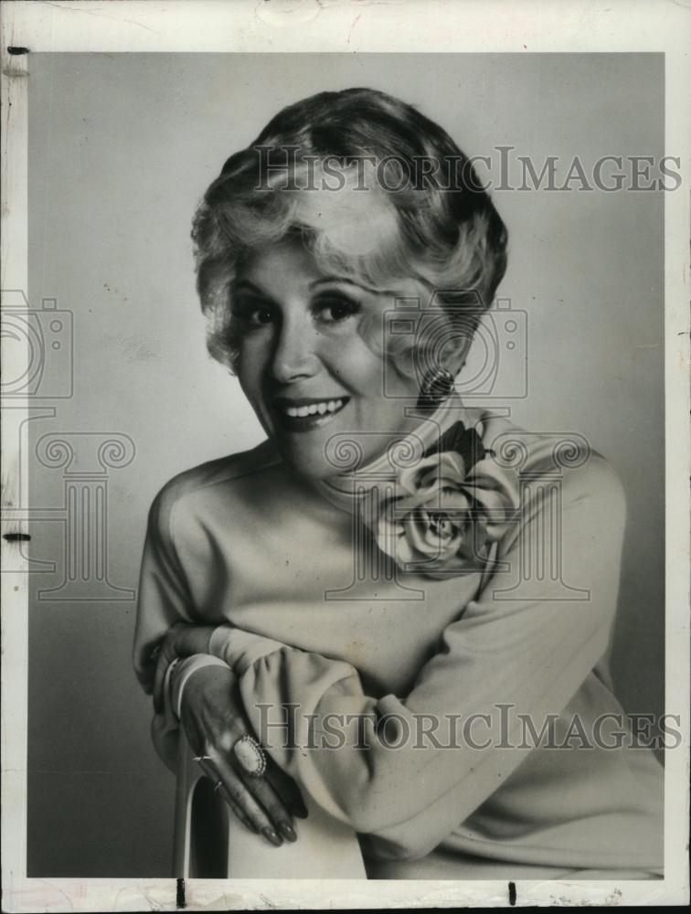 1975 Press Photo Columnist &amp; broadcaster, Rona Barrett &quot;Good Morning America&quot; - Historic Images