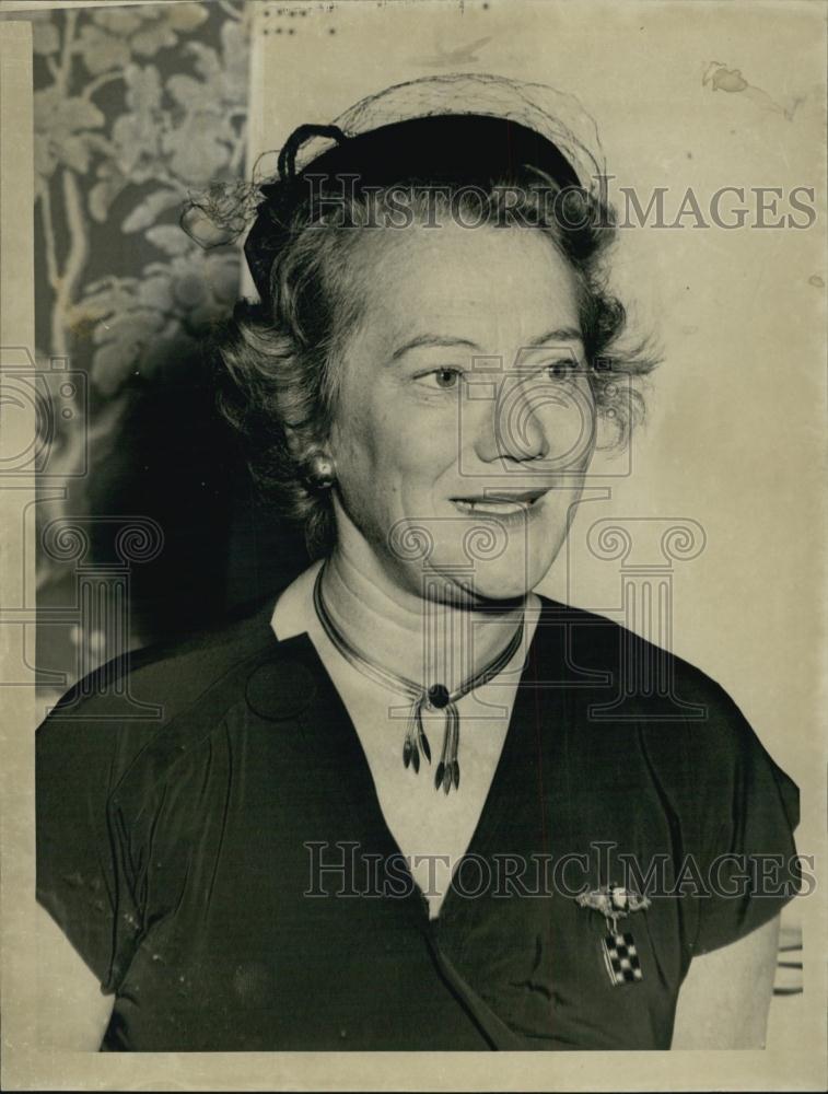 1953 Press Photo Mrs Emile Wanderer, First Woman Attorney in Nevada City - Historic Images