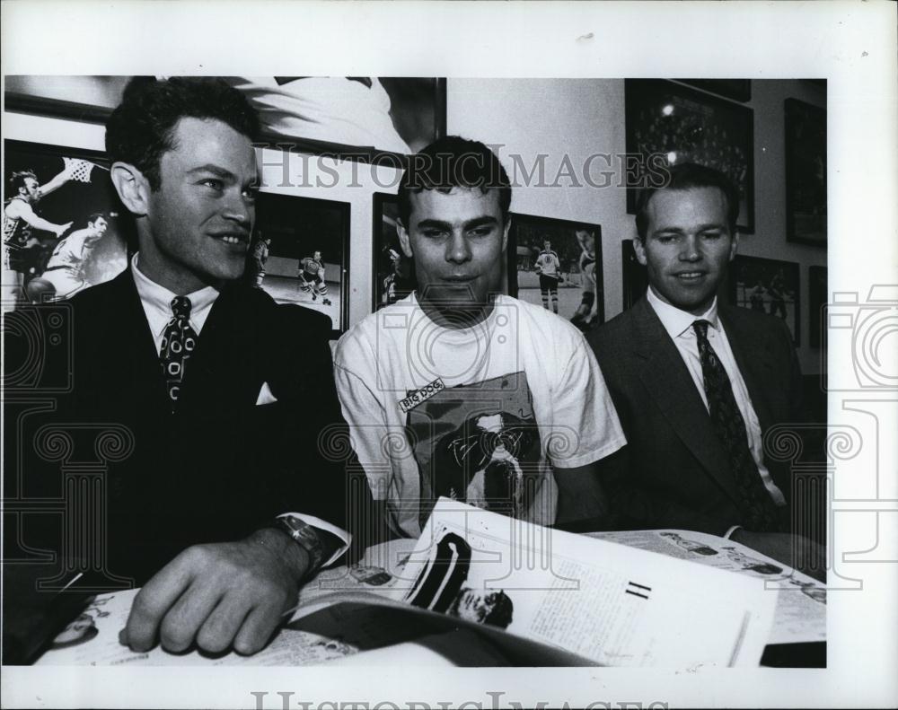 1995 Press Photo Neal McDonough & Adam Oates - RSL88323 - Historic Images