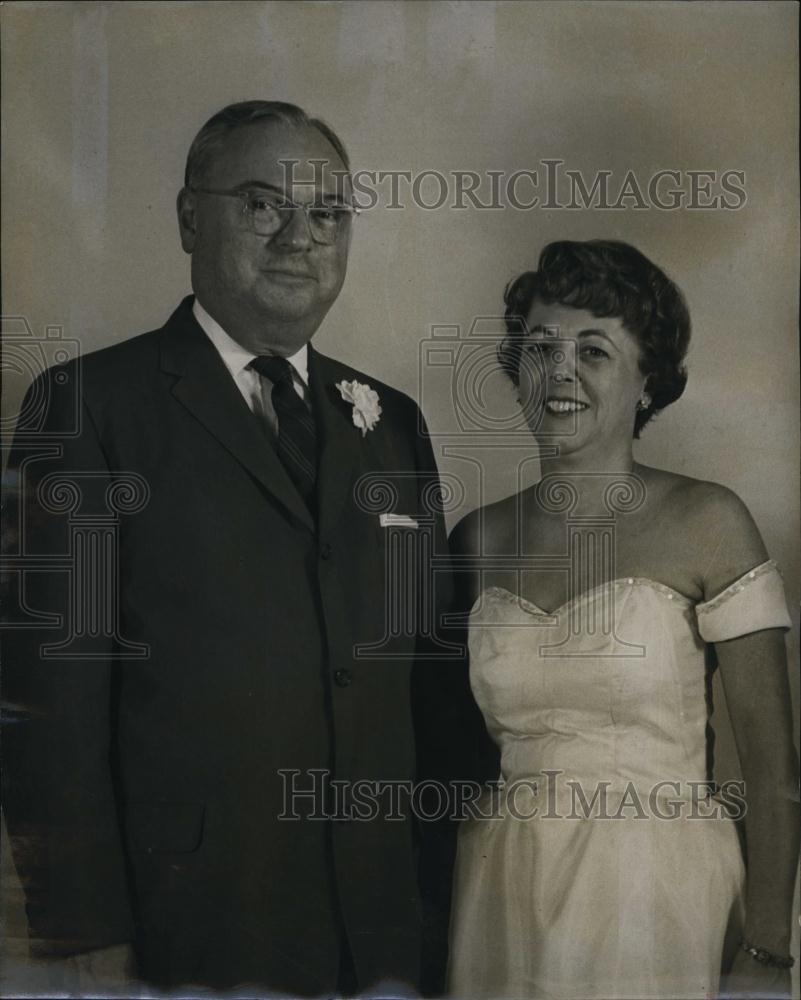 1959 Press Photo Mr and Mrs George Trinkaus - RSL95117 - Historic Images