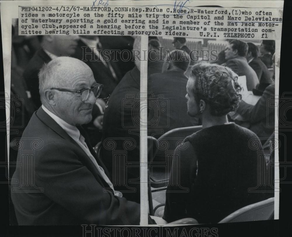 1967 Press Photo Puppeteer, Rufus Rose & Marc Delevieleus - RSL89175 - Historic Images