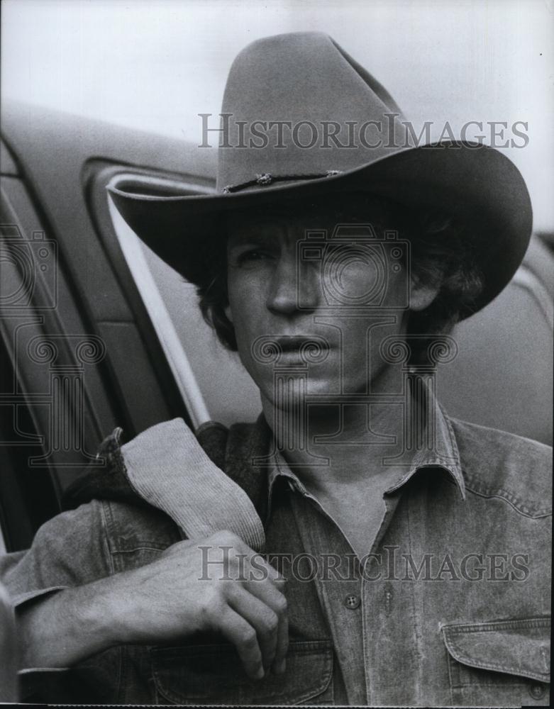 1987 Press Photo Actor Michael Beck In "Houston Knights" - RSL84543 - Historic Images
