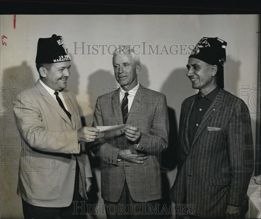 1961 Press Photo Col Charles H Owens WIlliam N Vandergrift, Frank Benjamin - Historic Images