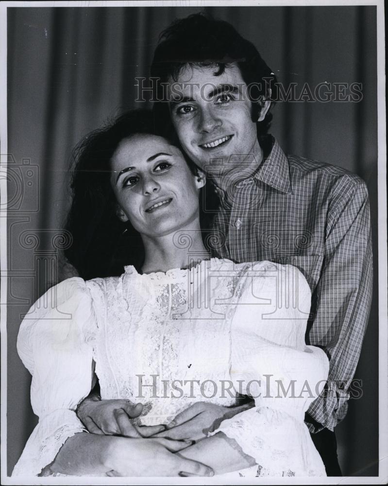 1969 Press Photo Actress Jean Richard and Joe Pichette in "The Fantasticks" - Historic Images