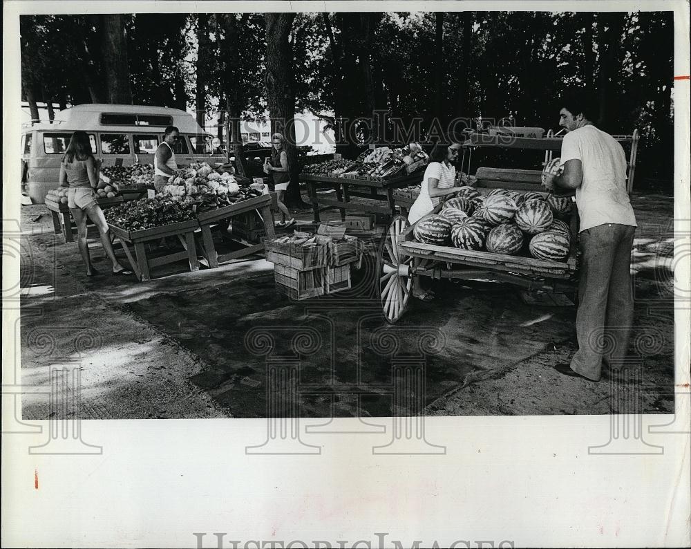 1980 Press Photo Food Market Open Across From Indian Rocks Shopping Center - Historic Images