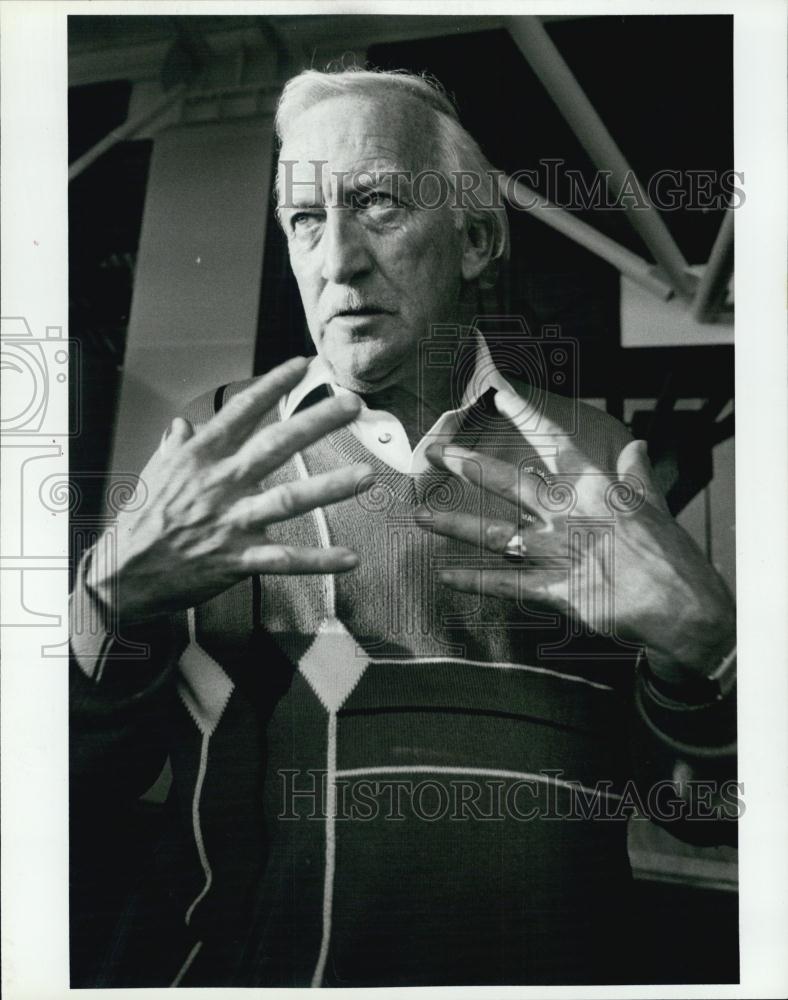 1991 Press Photo Frank Reed after meeting with Sen McCarthy - RSL03989 - Historic Images