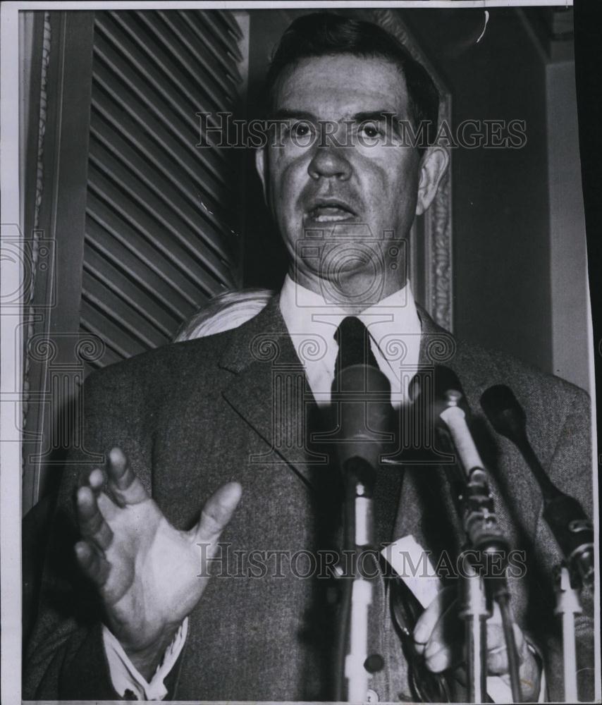 1957 Press Photo RepGeorge H Mahon Chairman Of The House Of Defense - Historic Images