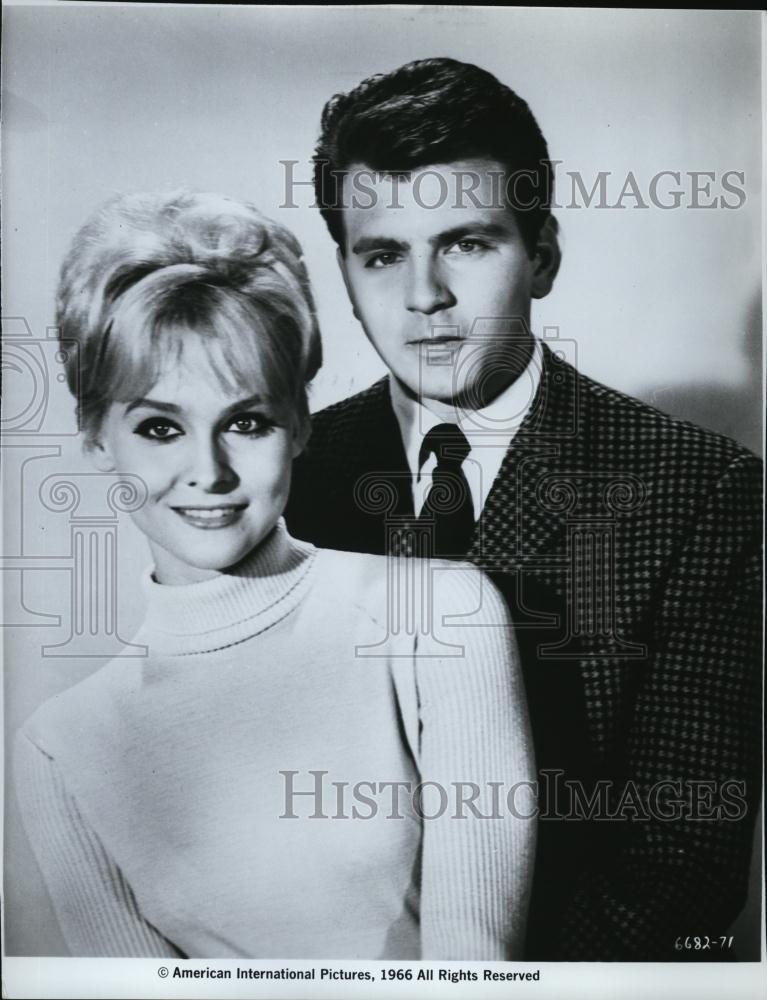 1966 Press Photo Diane McBain Stars In &quot;Thunder Alley&quot; - RSL46147 - Historic Images