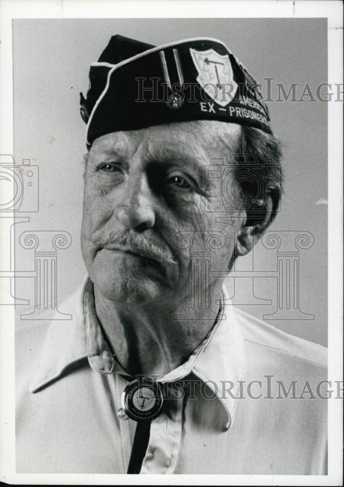 1991 Press Photo Roy Rogers Commander American Ex Prisoners of Wars Florida - Historic Images