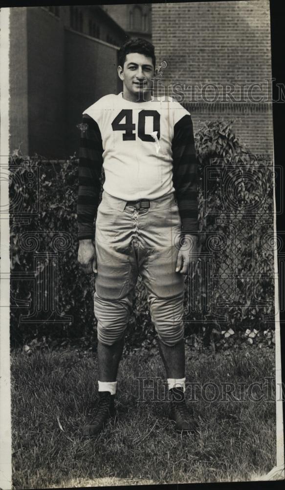 1940 Press Photo Paul Wexler of Colpix Records High School Football Days - Historic Images