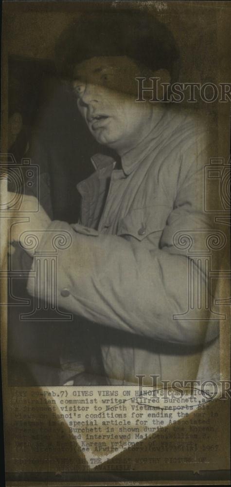 1967 Press Photo Wilfred Burchett Australian Communist - RSL47073 - Historic Images