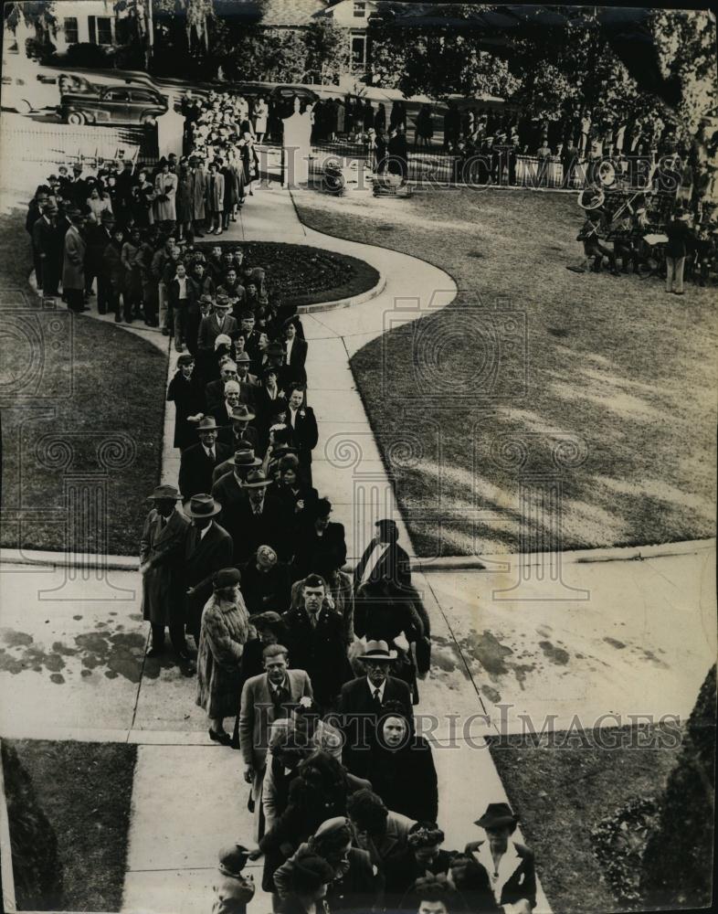 1945 Press Photo Governor Millard Caldwell Inauguration, Florida - RSL93315 - Historic Images