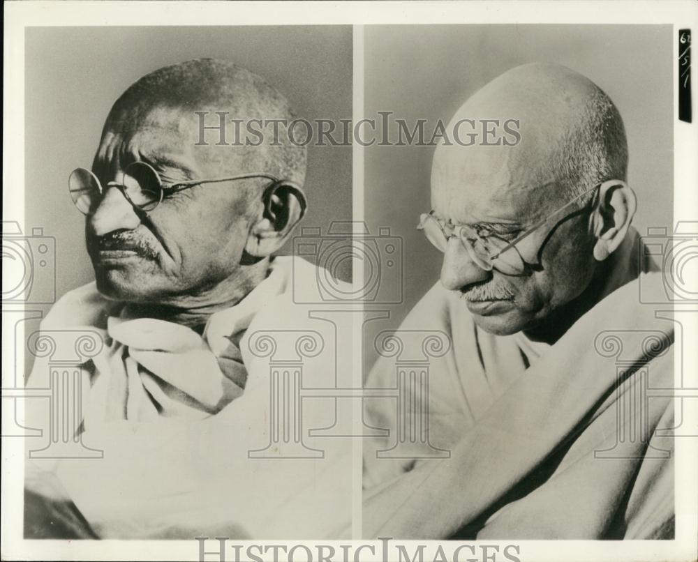 1963 Press Photo Mohandas K Gandhi India Hindu Leader Apostle Assassinated - Historic Images