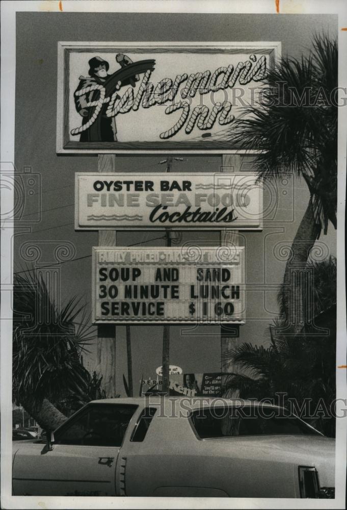 1975 Press Photo Fisherman's Inn Restaurant - RSL92791 - Historic Images