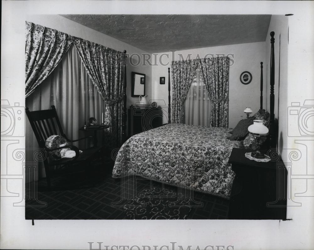 1979 Press Photo Guest bedroom at Bill &amp; Linda Jamison;&#39;s home in Florida - Historic Images