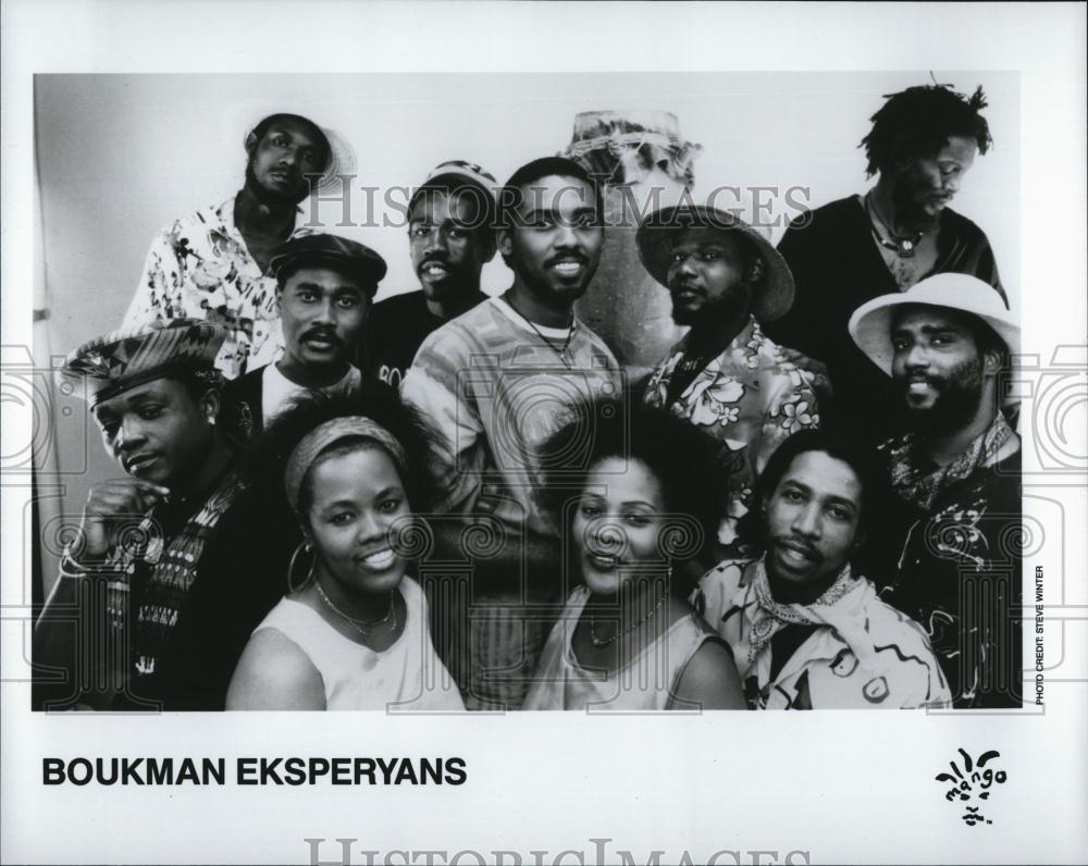 Press Photo Boukman Eskperyans Musicians entertainers recording artists - Historic Images