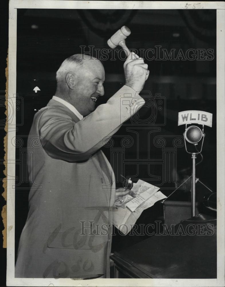 1942 Press Photo State Chairman James A Farley At Democratic Convention - Historic Images