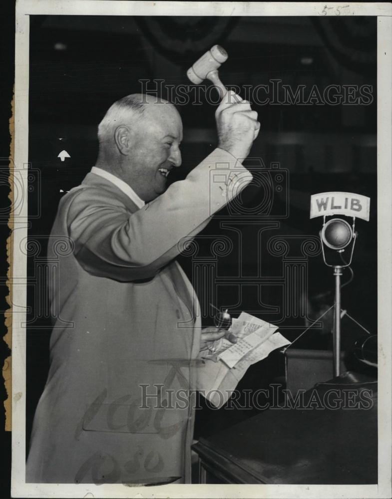1942 Press Photo State Chairman James A Farley At Democratic Convention - Historic Images