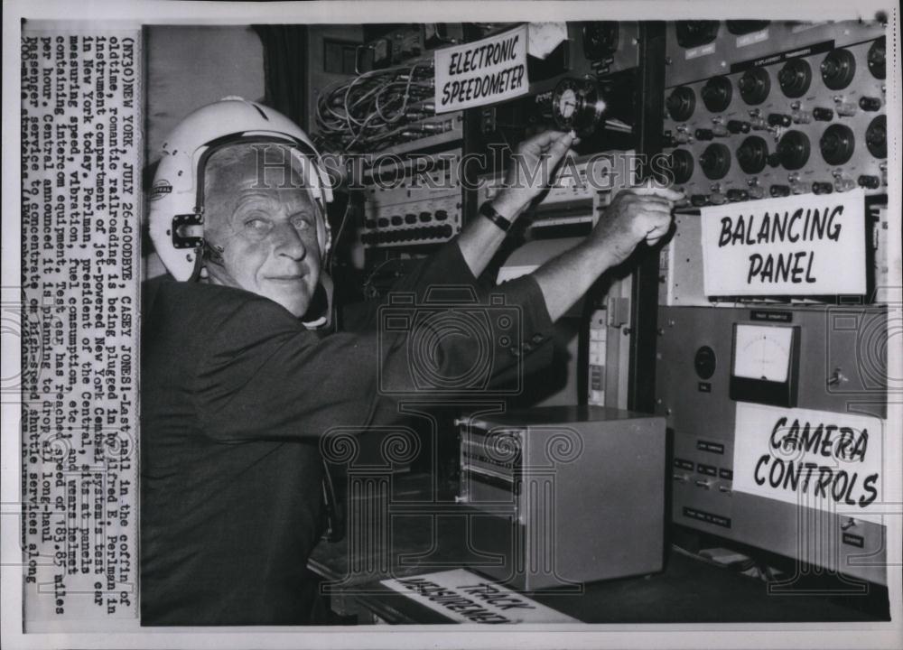 1966 Press Photo Alfred E Perlman Jet powered Central System - RSL88553 - Historic Images