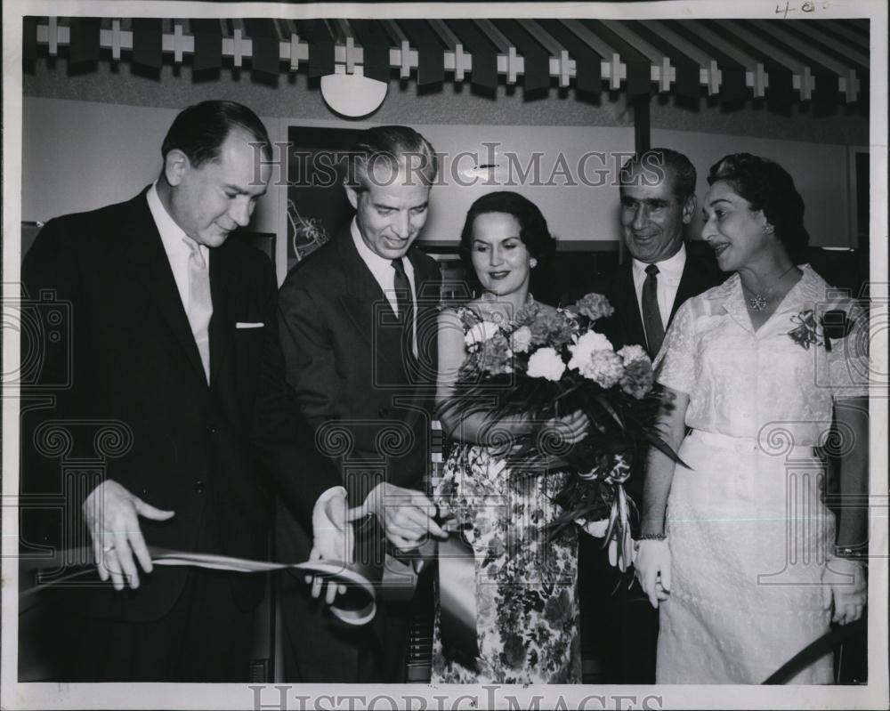 1962 Press Photo French Consul General Jean Savelli, J Duchscherer, Sam Gorin - Historic Images