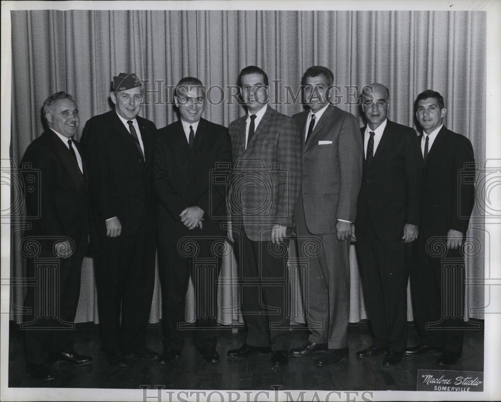 Press Photo William Coronella, Cdr Richard Mangan, Albert Olson, ALdo Migliorni - Historic Images