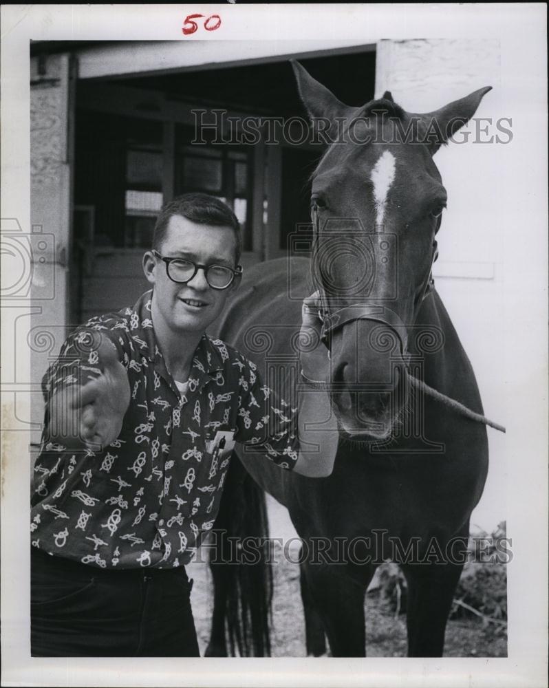 1962 Press Photo Luke Banker horse - RSL94037 - Historic Images