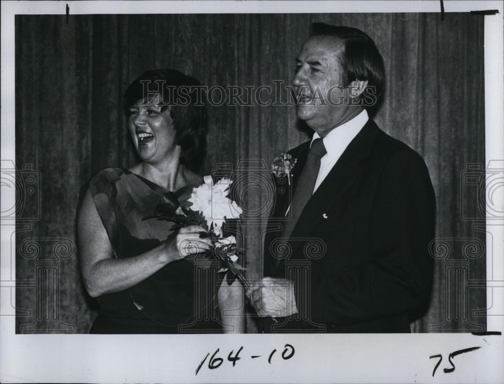 1980 Press Photo Marilyn Miller & Bob Jagger for St Pete Legal Secretaries - Historic Images