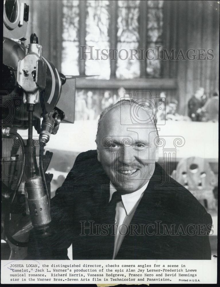 1968 Press Photo Director Joshua Logan for &quot;Camelot &quot; - RSL01545 - Historic Images