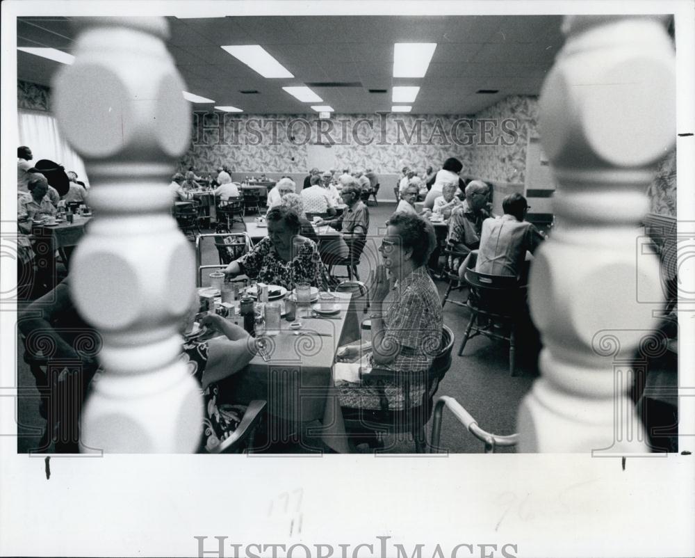 1978 Press Photo Rhoda Bizuel, Senior Meadows Boarding House - RSL69053 - Historic Images