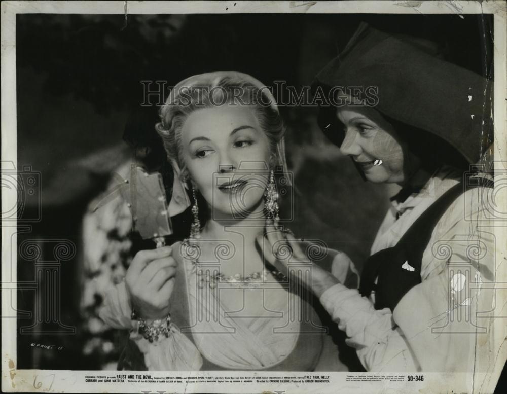 1953 Press Photo Nelly Corradi in &quot;Faust &amp; The Devil&quot; - RSL07319 - Historic Images