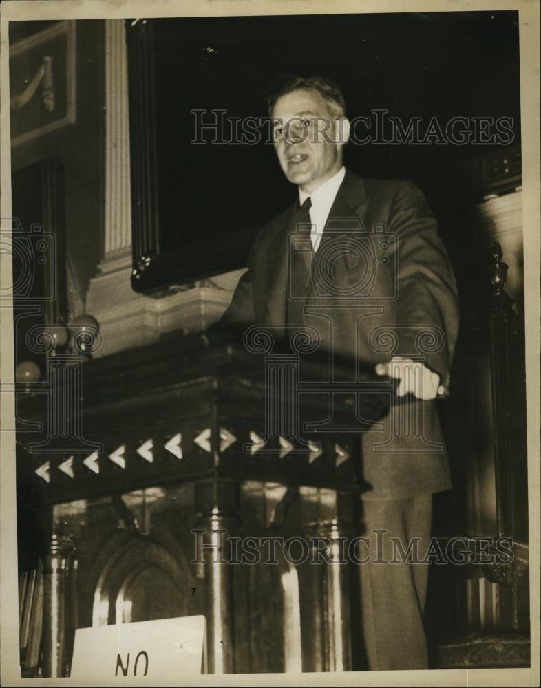 1936 Press Photo Bennett Sanderson Attorney Lawyer - RSL78021 - Historic Images