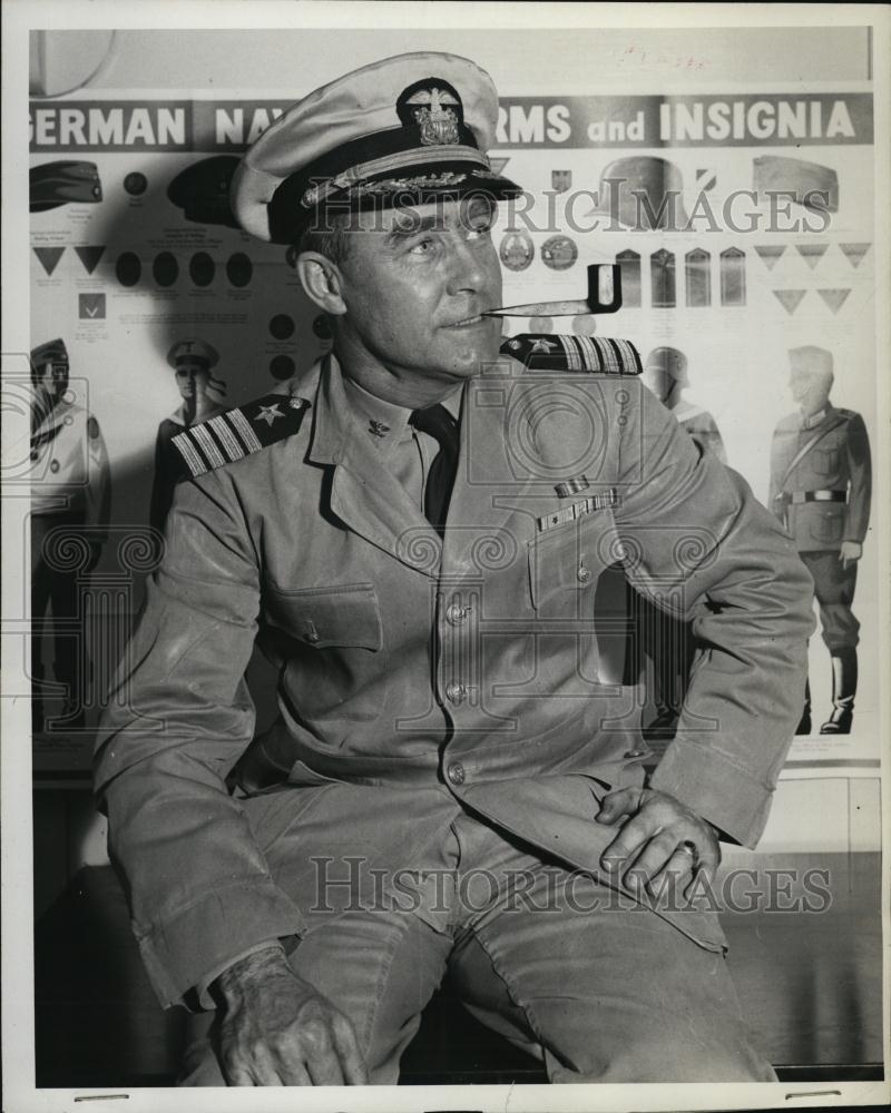 1944 Press Photo Captain Paul Heineman USN - RSL45747 - Historic Images