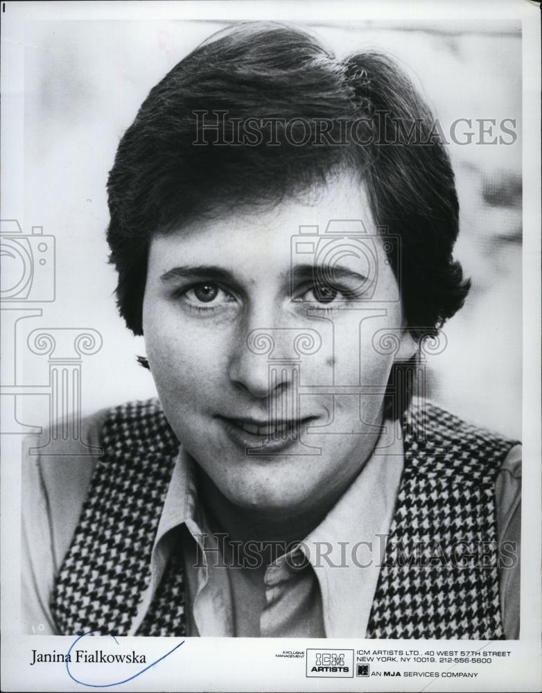 Press Photo Janina Fialkowska Canadian pianist will have a recital at Jordan Hal - Historic Images