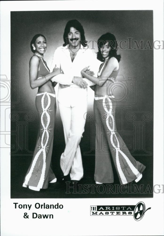 Press Photo Tony Orlando And Dawn, Singers, Pop Music Group - RSL60079 - Historic Images