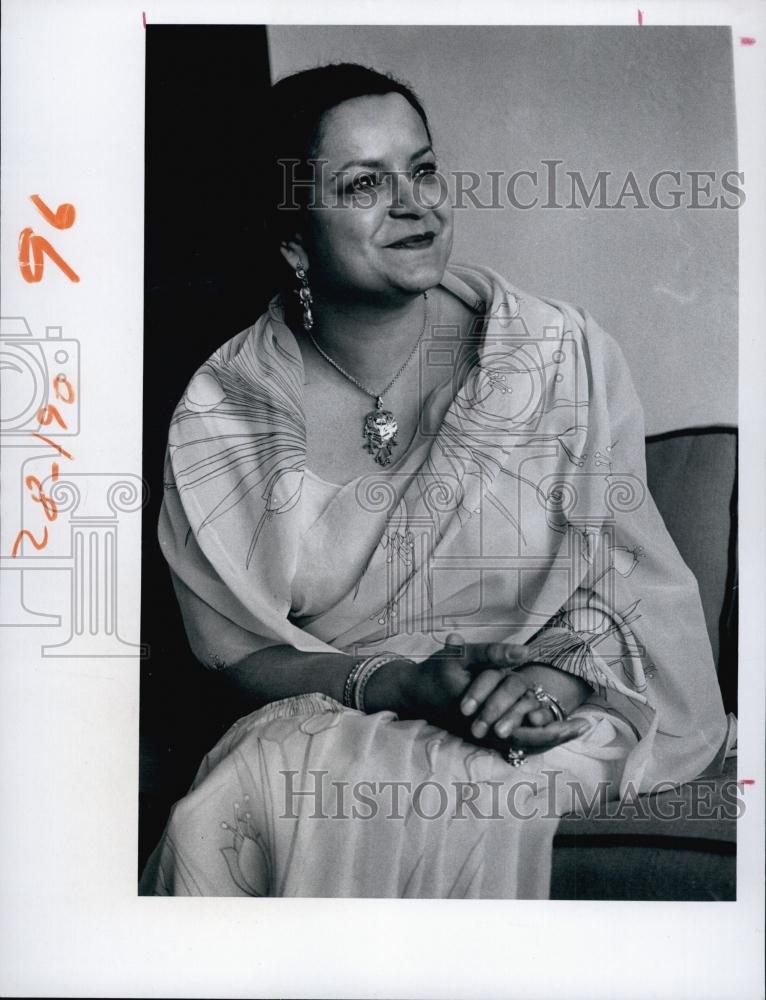 1976 Press Photo Mrs Shireen Subramanya at Ecumenical Assembly of Church Women - Historic Images