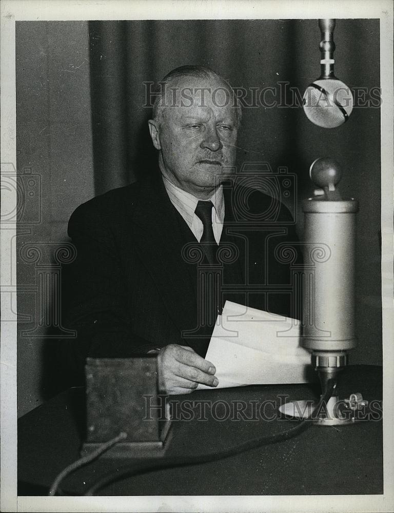 1944 Press Photo Finance Minister Vaino A Tanner - RSL82659 - Historic Images