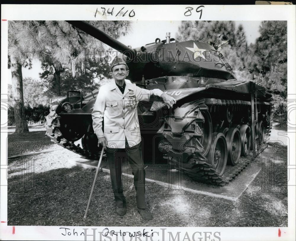 1984 Press Photo John Orlowski, Veteran - RSL66889 - Historic Images