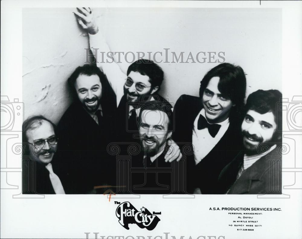 Press Photo Musicians artists entertainers group The Fat City Band - RSL00543 - Historic Images