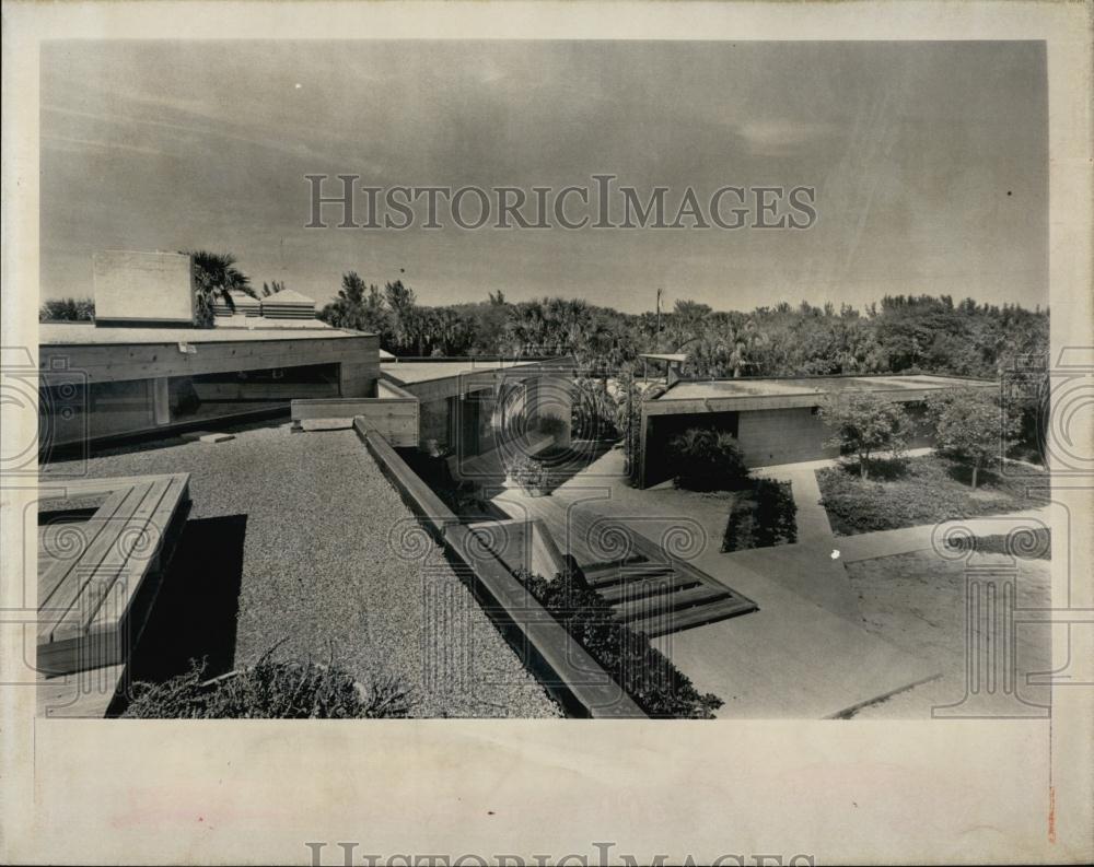 1973 Press Photo David LWeld house in the Gulf of Mexico - RSL67237 - Historic Images