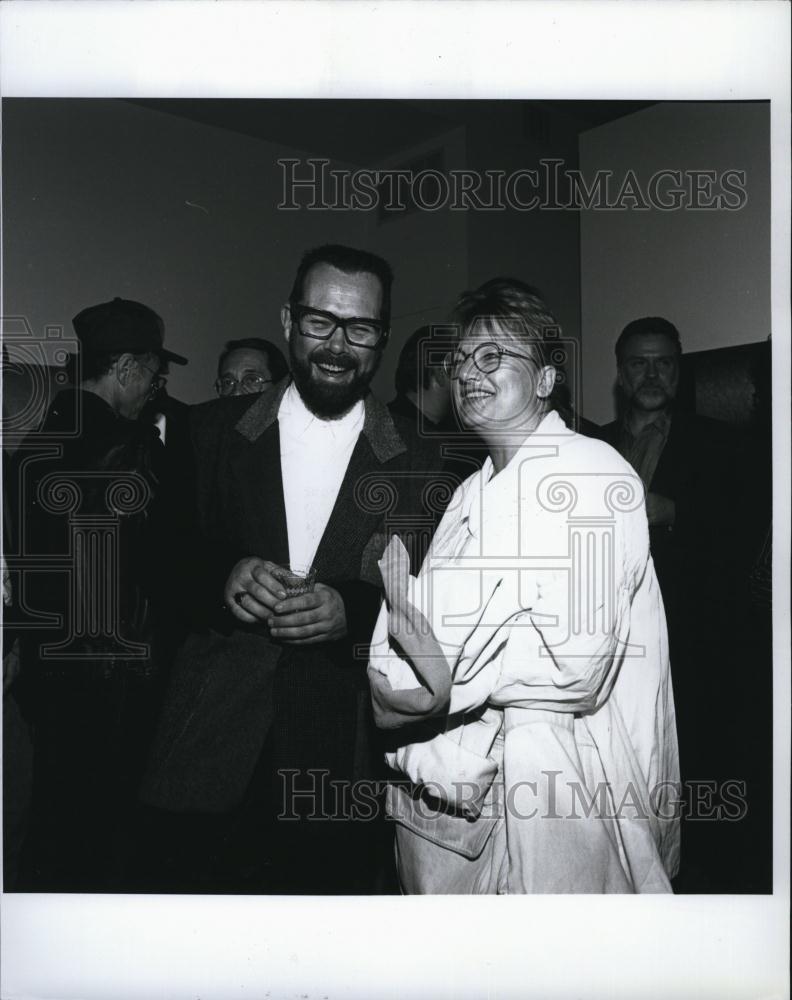 1992 Press Photo Artist Ken Beck, Karen Bernhardt - RSL83933 - Historic Images