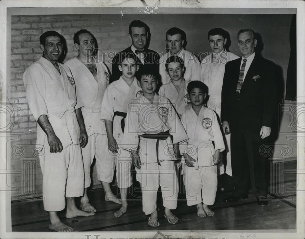 1960 Press Photo C Minicucci,G Borelli,E Buckley,D Cox,R Benner,Lt T Rose - Historic Images