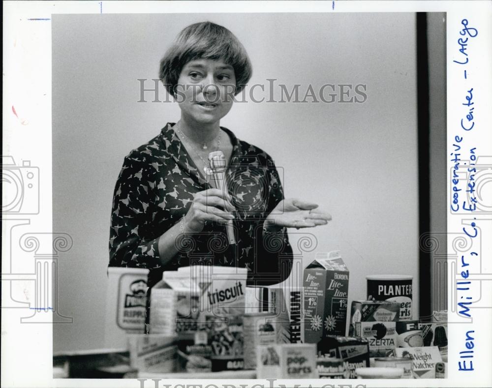 1984 Press Photo Ellen Miller Pinellas County Extension Home Program Leader - Historic Images