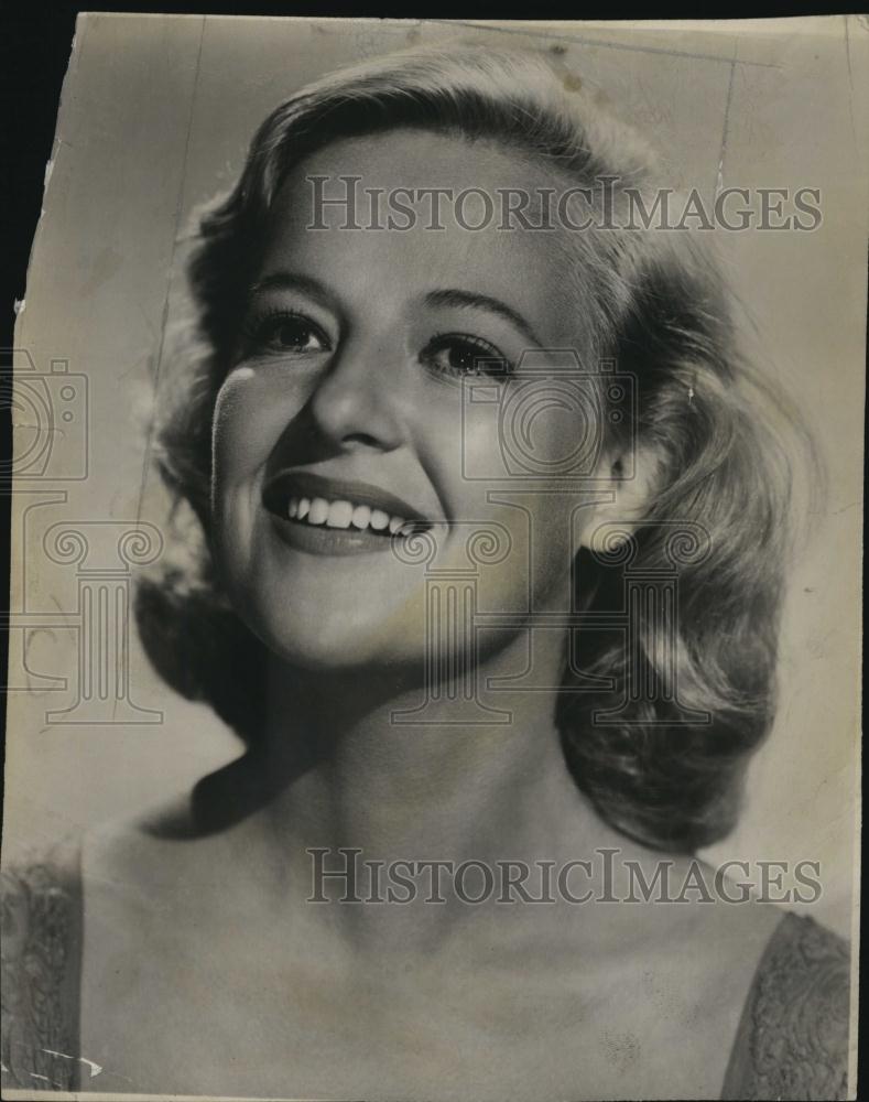 1958 Press Photo Kim Stanley Actress A Touch of the poet - RSL80559 - Historic Images
