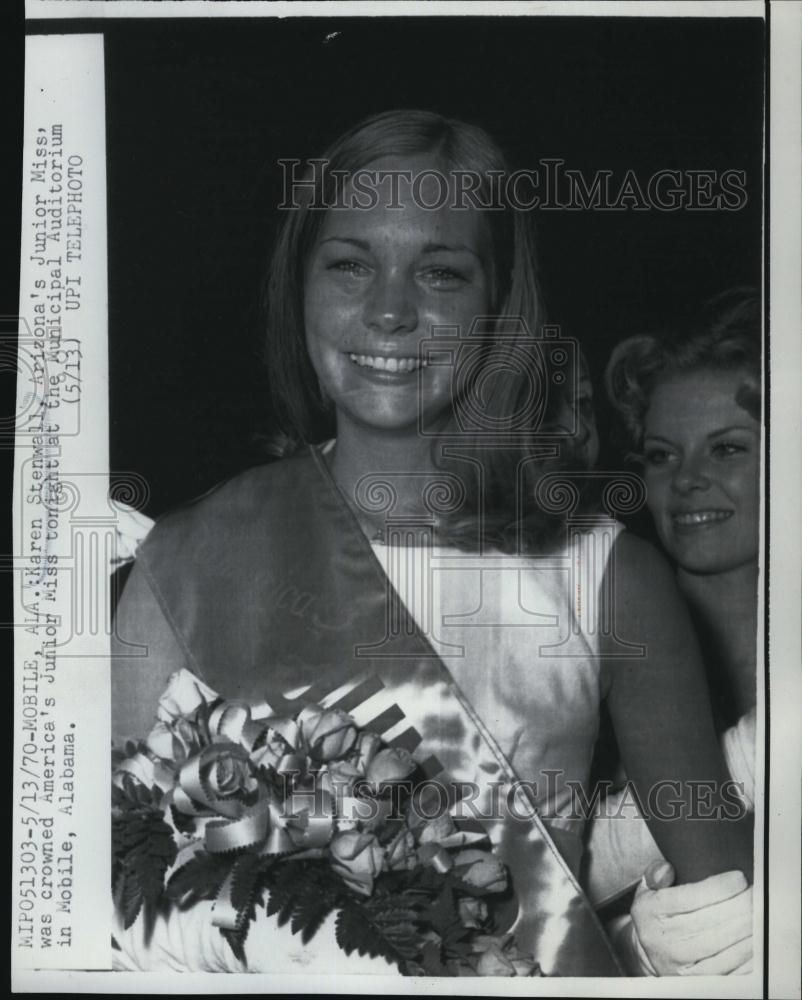 1970 Press Photo Karen Stenwall Arizona&#39;s Junior Miss - RSL80497 - Historic Images