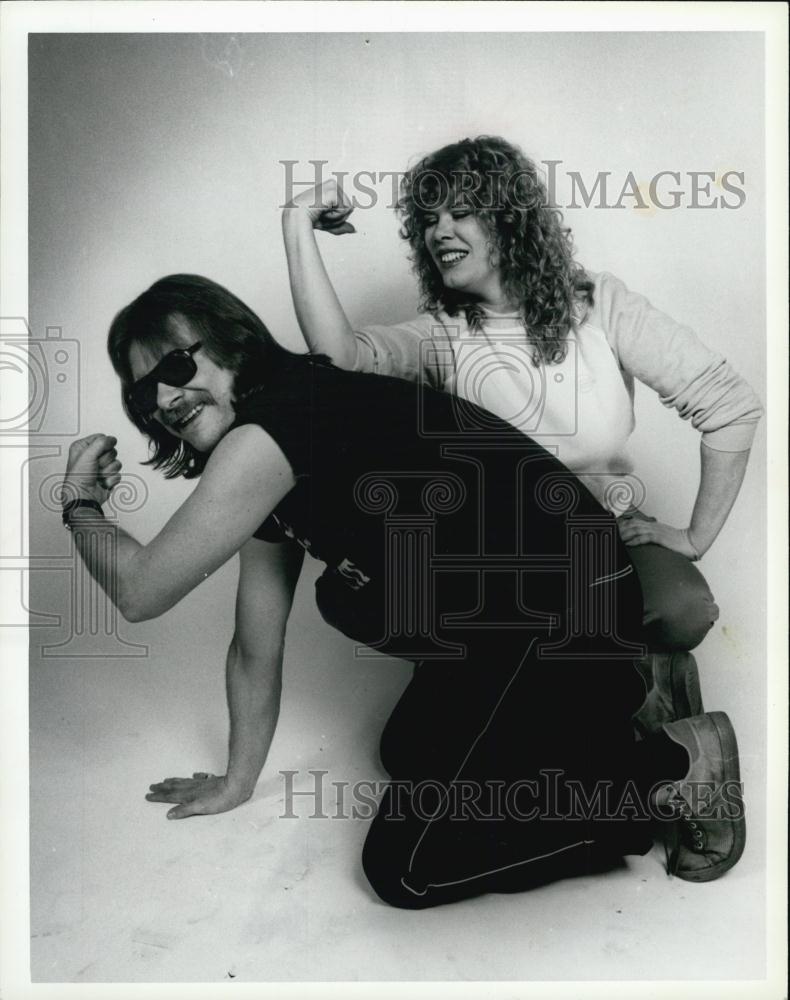 1983 Press Photo Boston radio DJ Harvey Warfield & Carla Leonardo - RSL01279 - Historic Images