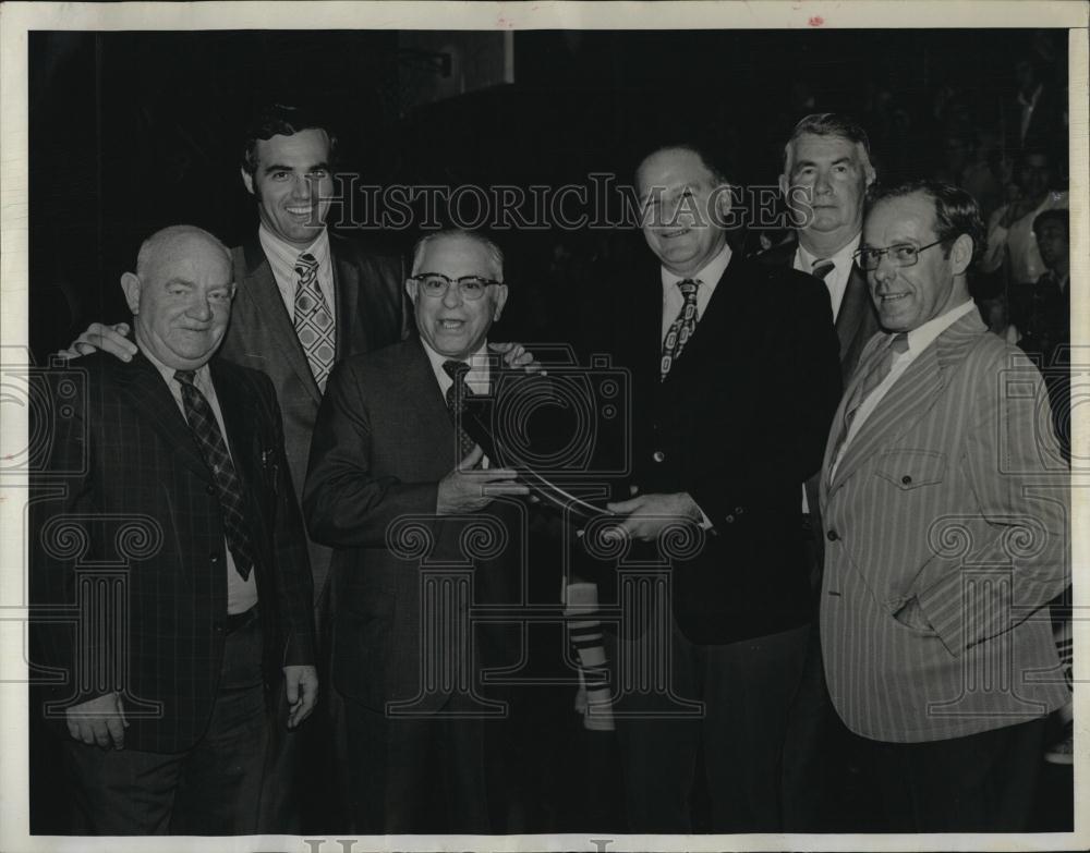 1971 Press Photo Walter Perry,Atty Joe DellaGrotte,JJ Murphy,SL Ralph,Rep Piro - Historic Images